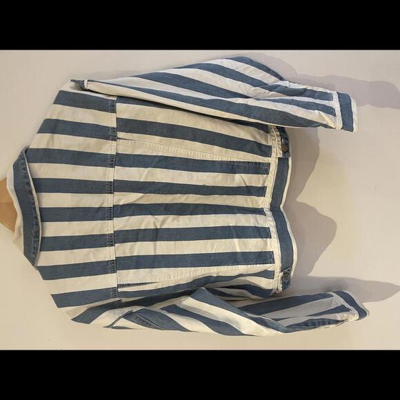 Forever 21 Stripped denim jacket - Picture 4 of 5